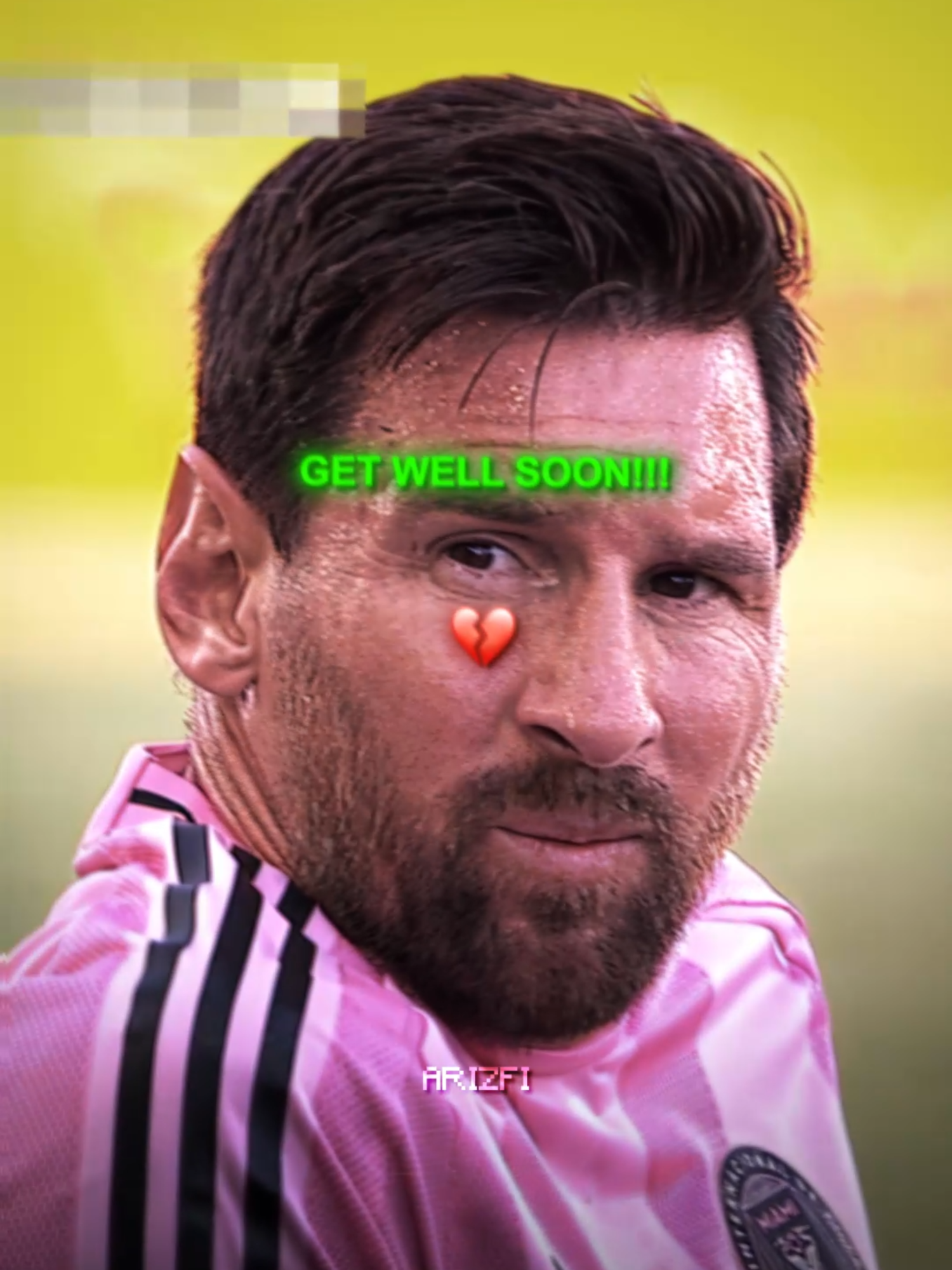 Messi's Injury... ☹️💔 #messi #miami #mls #4k #edit #necaxa #barcelona #psg #trending #football #soccer #viral #fypp