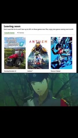 Se nos va una joya del #GamePass #persona3reload #persona3fes #persona3portable #persona3 #persona4 #persona4golden #persona4remake #Persona4revival #persona5 #persona5royal #makotoyuki 