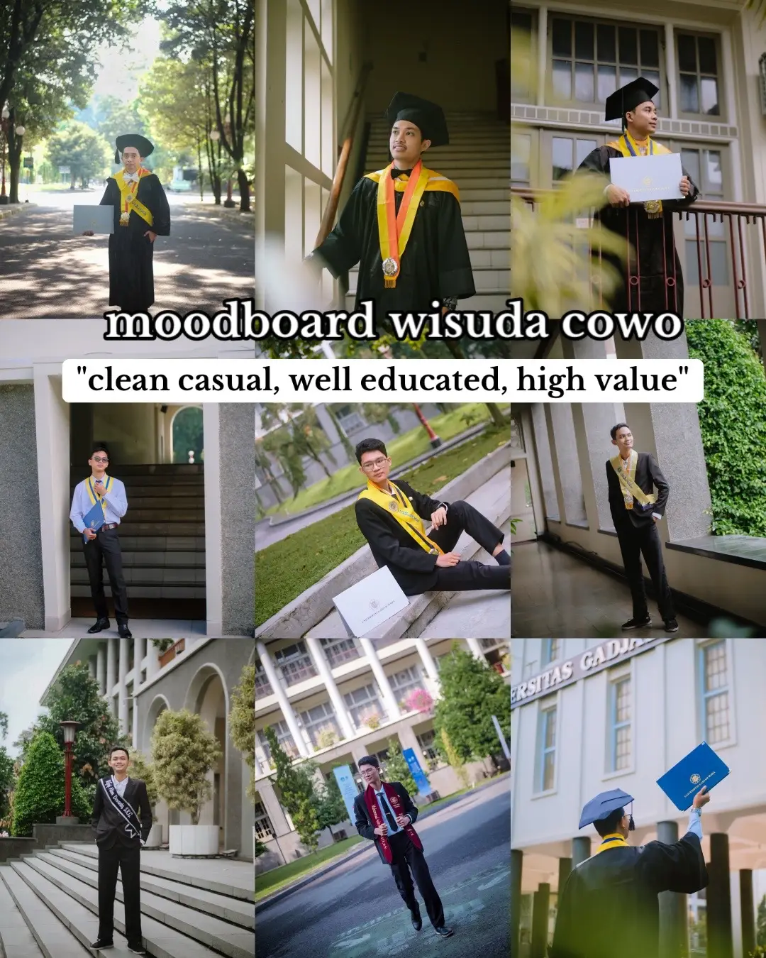 cowok2 gak harus yang mainly. yang kalem, clean casual, well educated, high value man gini juga cakeeeppppp!! #promoseruweekend #wisudajogja #wisudaugm #graduationmoment #wisudajogjamurah #wisudajogjamurah #ugmjogja #ugmgraduation #wisudajogjamurah #fotowisuda #lavelle #ugmgraduation #jogja #graduationideas 