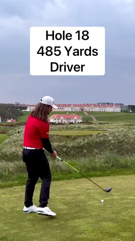 Playing hole 18 at Trump Turnberry! ⛳️