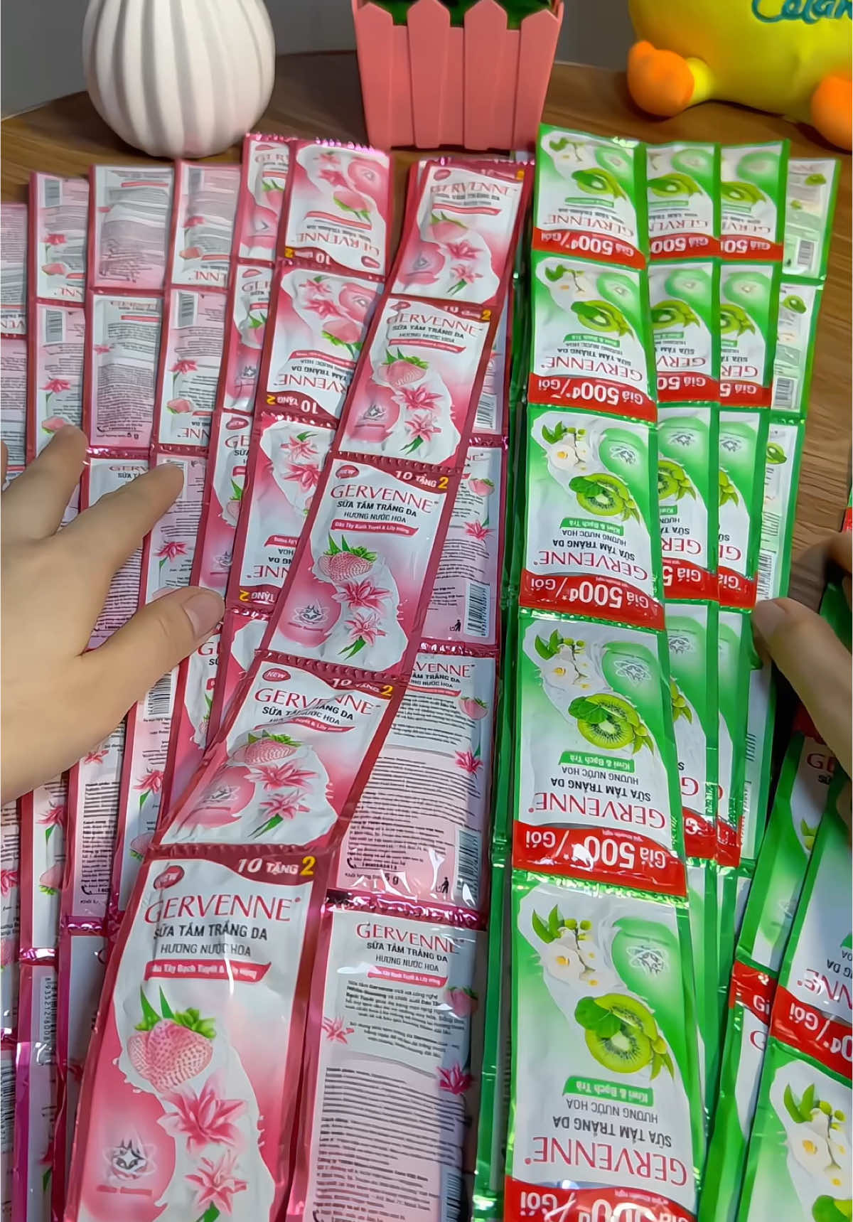 120 gói sữa tắm hương nước hoa #suatamgervenne #suatamnuochoa #xuhuongtiktok 