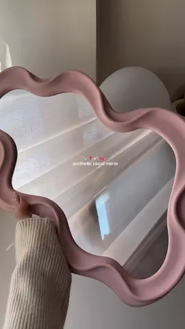 quality cloud mirror! when i saw this i know i had to get it 🌷💫 #mirror #cloudmirror #mirrors #pinkstuff #girlythings #fyp #viral 