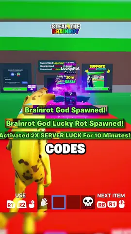 What are the best SECRET codes in Steal The Brainrot?!#fortnite #brainrot #stealthebrainrot #gaming 