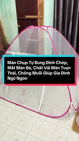 Màn chụp tự bung đỉnh chóp , màn chống muỗi hiệu quả, mắt màn bé không lo muỗi côn trùng xâm nhập. Hỗ trợ đổi trả 7 ngày đầu , a chị yên tâm nhấp vào giỏ hàng ủng hộ shop nhé #manchupgapgon #manchuptubungdinhchop #manchongmuoi #xuhuong 
