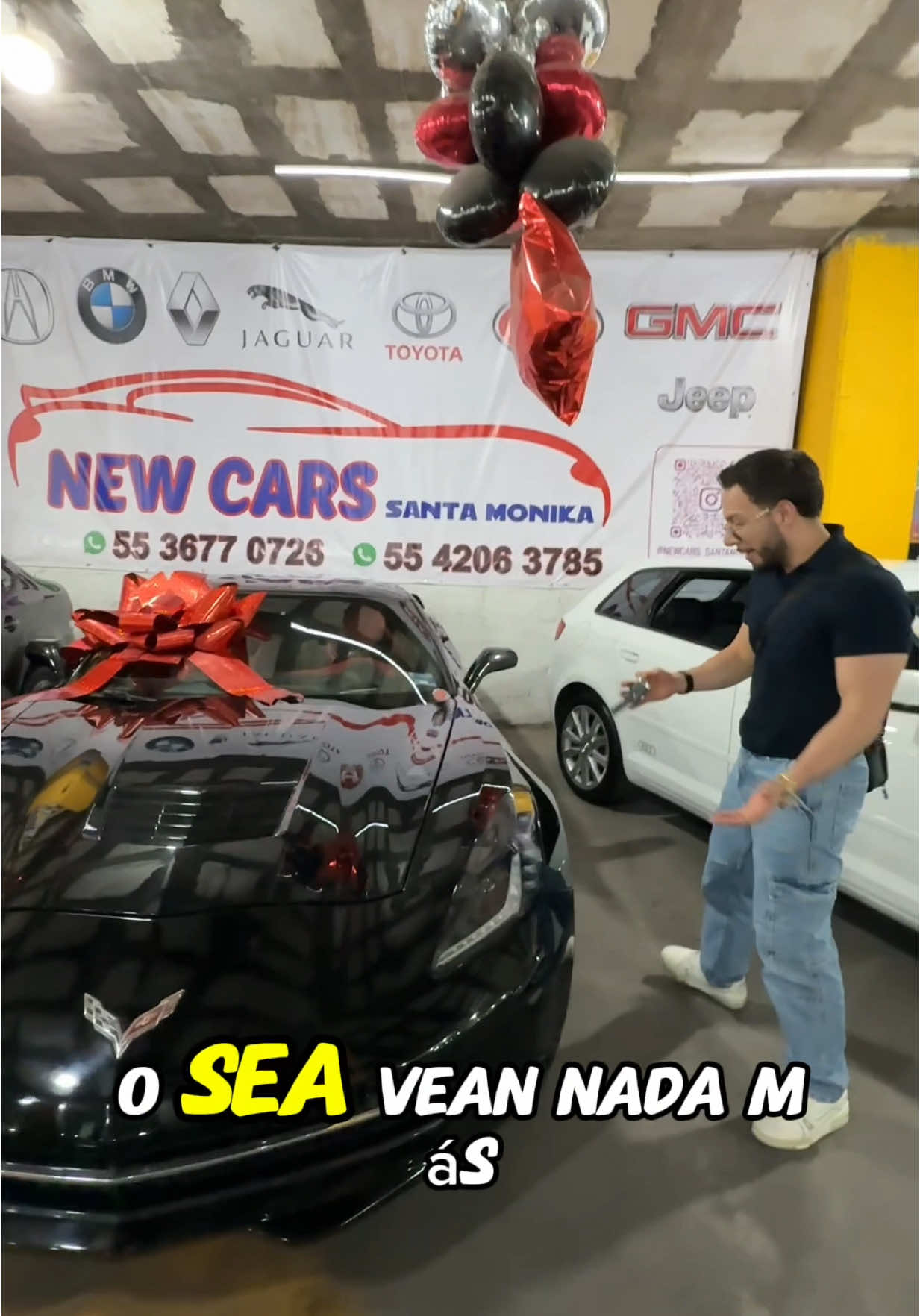 Tenemos nuevo coche en el garage 😍 Gracias a @Newcarssantamonika por conseguirme este coche #corvette #coches 