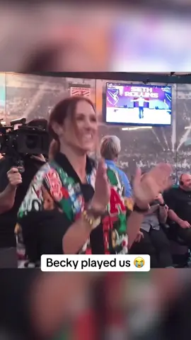 Well played, Becky. Well played.  (🎥: beckylynchwwe/IG)