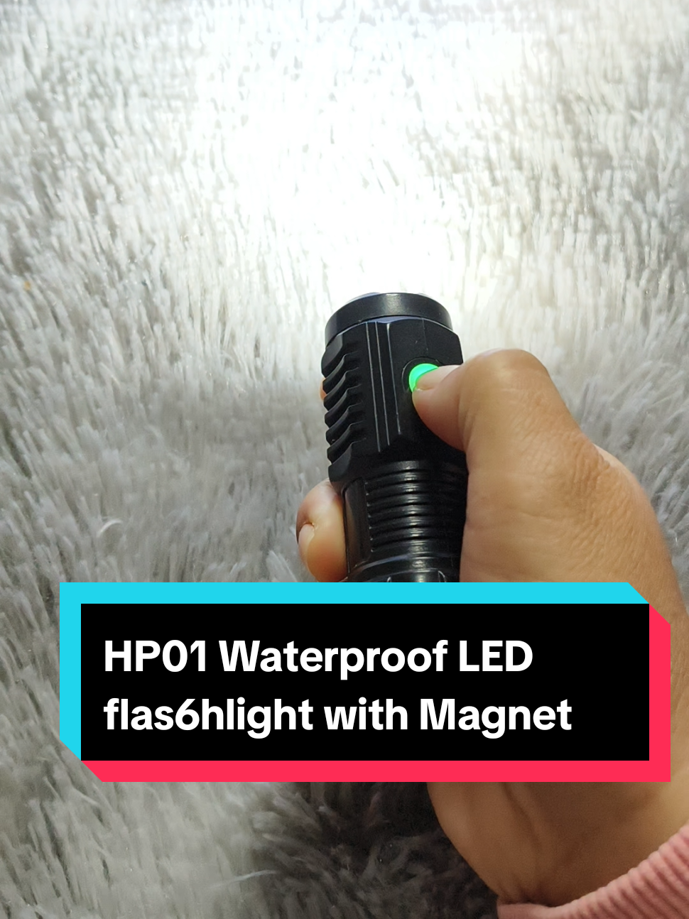 HP01 Waterproof LED flas6hlight with Magnet #mini #flashlight #rechargeable #led #waterproof #creatorsearchinsights #tiktok #virals #fypage #fypシ #fypspotted #tiktokuni #highlight #ff 