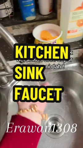 Senang guna kepala paip macam ni siap boleh rotate 360°  lagi taw memang padu #kepalapaip #kepalapaipsinki #kepalapaipviral #paipsinki #paipdapur #faucetadapter #kitchensinkfaucet 