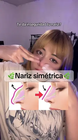 Te ayudo a disminuir/disimular  la apariencia del tabique nasal, con yoga facial #yogagirl #yogafacial #nariz #tabiquenasal #tips 