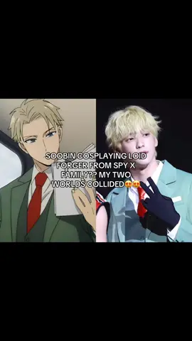 NEVER KNEW I NEEDED THIS #lunaacasticc #kpop #loidforger #soobin #cosplay 