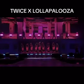 Twice at LOLLAPALOOZA in Chicago #twice #lollapalooza #twice_at_lollapalooza #fyp #kpop 