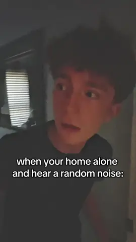 either this or ur tryna fight it 😭 #relatable #fyp #homealone #scared #skit #funnytiktok 