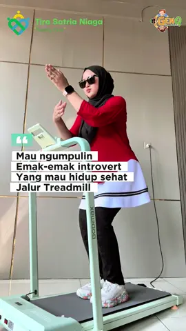 Emak-emak introvert yang mau hidup sehat jalur treadmill sini merapat !!! Tira lagi buka arisan Treadmill Bodimax FitPad 15 bulan, perbulan nya cuma 306ribuan aja. Ayo cepetan daftar!!! #treadmillbodimax #pacujalur #aurafarming  #genqinfluencer #039 