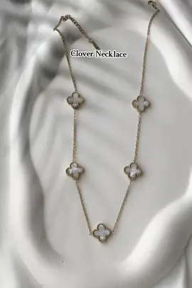Lucky Clover Necklace #clovernecklace #women #gift #necklace #fyp 
