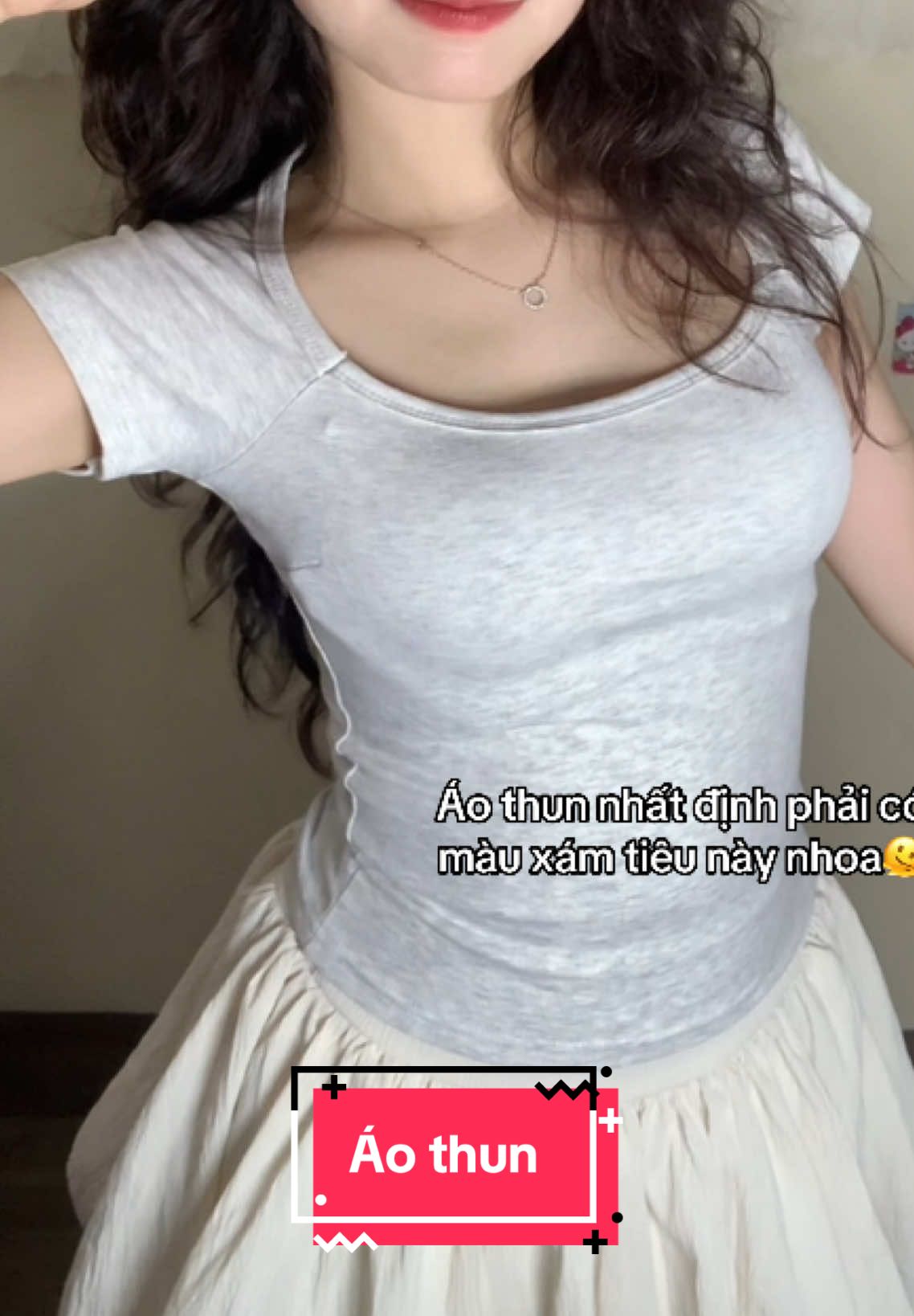 Tôn da, tôn dáng xinh xỉu lunnn ☁️✨ #aothun #ao #thoitrang #outfit #fyb #viral #xuhuongtiktok #coolme #aodep 