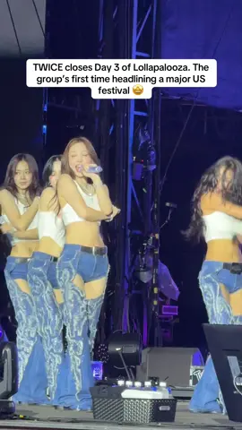 TWICE absolutely crushed it performing I Can’t Stop Me at #Lollapalooza 2025 👏 #TWICE #kpop 