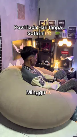 Serius nyaman banget🫶🏻 #sofa #beanbag #beanbagsofa #beanbagmurah 