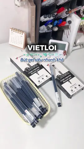 Bút gel siêu nhanh khô - VIETLOI 🧸🎀🧸🎀  #butgel #atth #fypシ゚viral #studywithme #study 