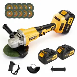 🔥 A ESMERILHADEIRA QUE TODO MUNDO ESTÁ PROCURANDO! Potente, sem fio, com 2 baterias de 48V e 10 discos de corte! 💪 Corta metal, pedra, madeira e até troncos com facilidade! ⚡ Motor brushless + autonomia incrível! 🧰 KIT COMPLETO ideal pra quem trabalha pesado! 📦 Estoque limitado — clique no link e garanta a sua com DESCONTO! 🚀 Chegou a hora de turbinar seu trabalho com qualidade profissional! #esmerilhadeira #ferramentas #oficina #Xumtom #ferramentaria #bateria48v #promoção #trabalhoPesado #diadohomem #tiktokshop #paravoce #ferramentaprofissional #cortadorametais #obras #ferramentasbrasil #kitcompleto