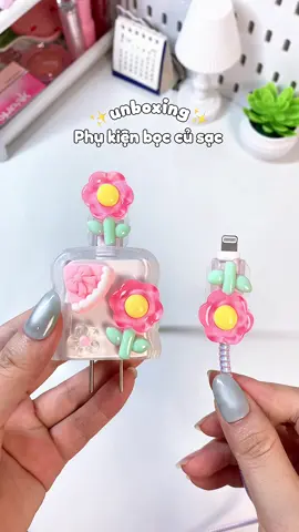 Vừa bảo vệ củ sạc lại vừa dễ thương nữa #review #unboxing #baovedaysac #phukienbaovedaysac #bobaovecapsacdienthoai #xuhuong #viral 
