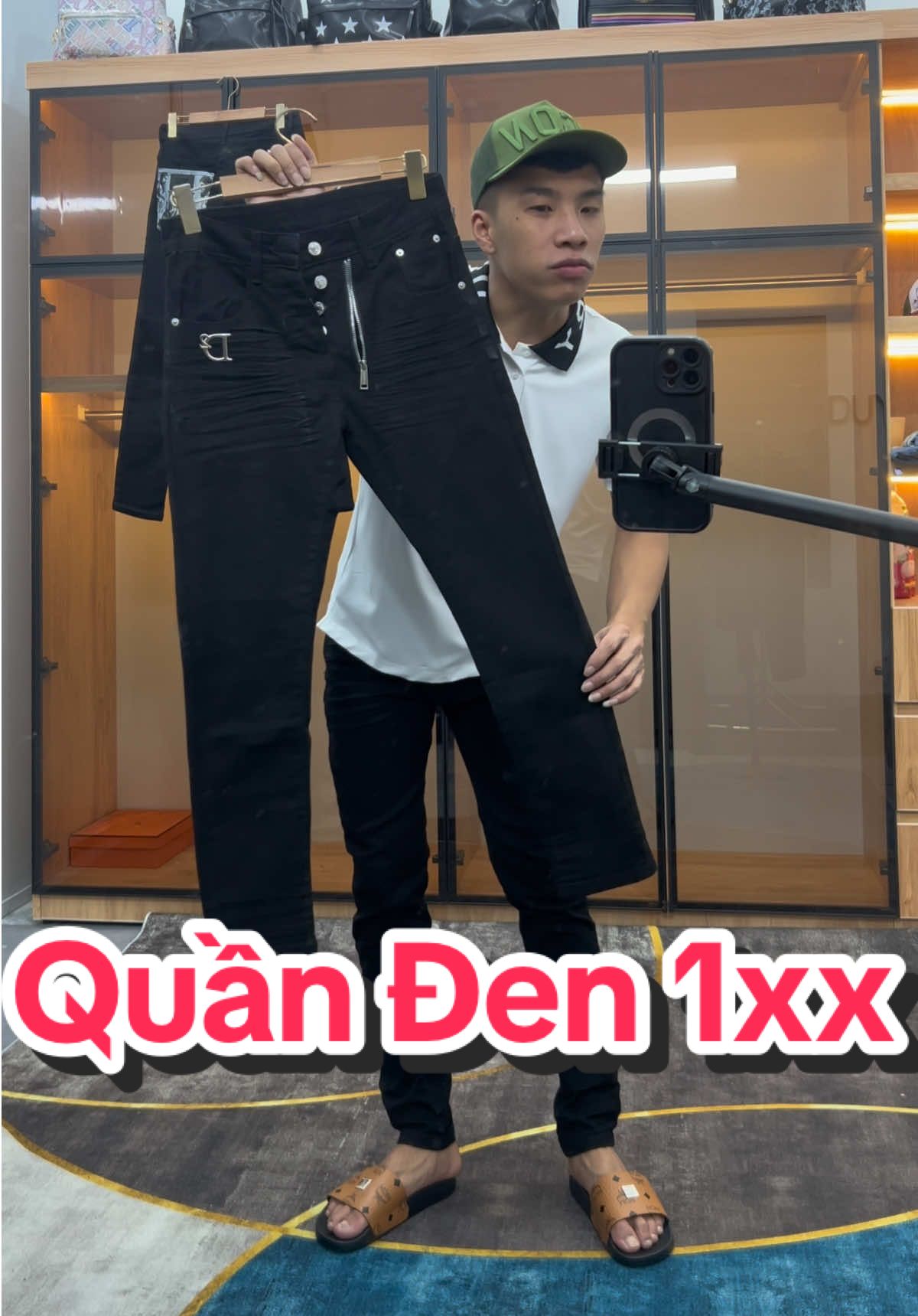 Quần jean đen đơn giản cho anh em chuẩn bị năm học mới nhé...#xuhuong #quanjean 