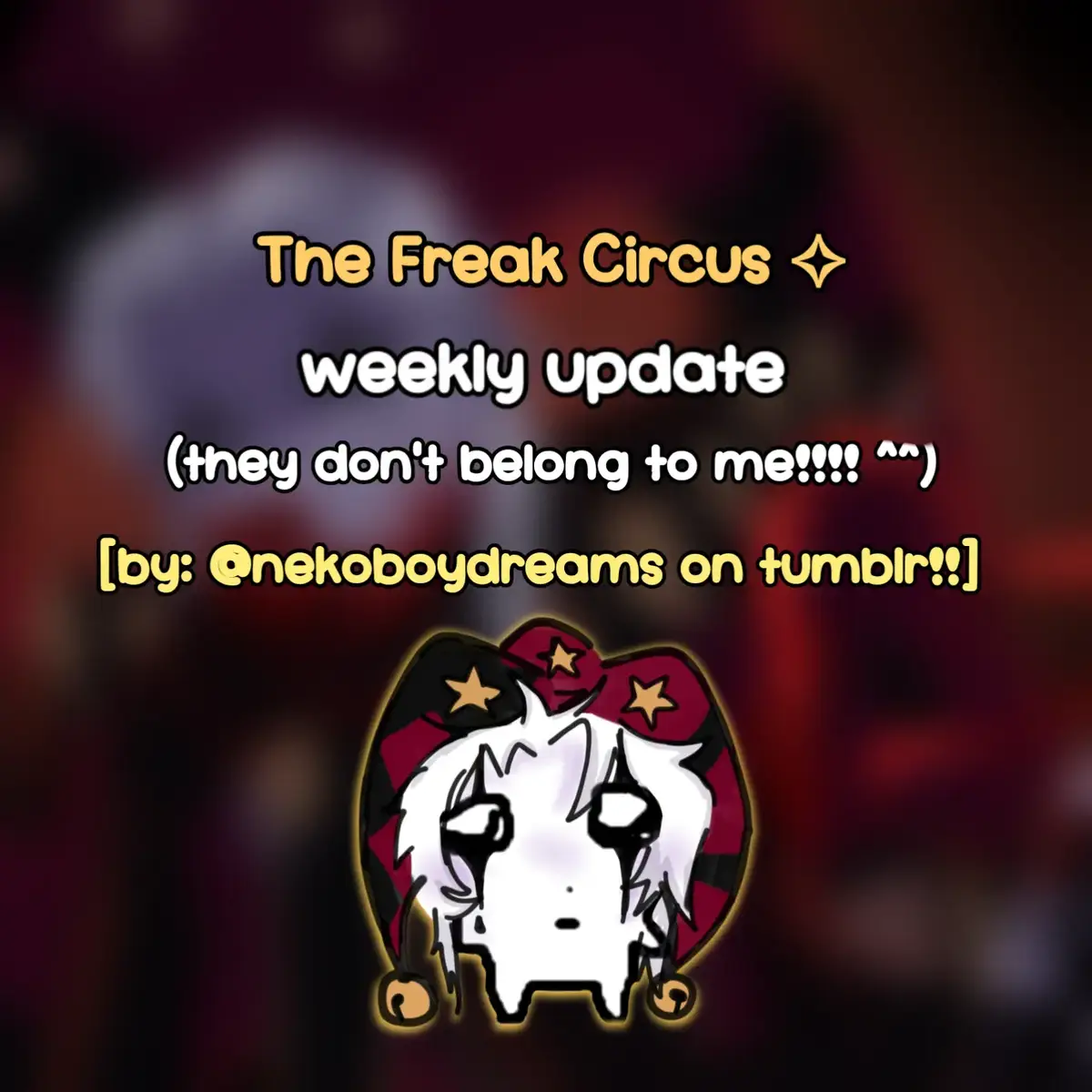 #pierrot #thefreakcircus #update #fypシ #harlequin #tfc #visualnovel #itchio #fypage #fyp #fyppp #fypp 