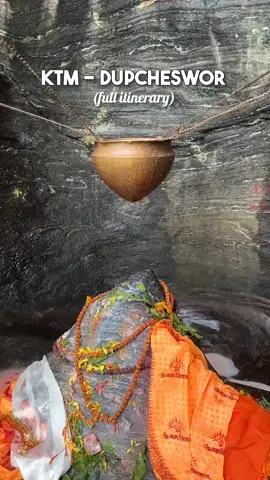 Just 2.5 hours from Kathmandu lies Dupcheswor Mahadev — often called the second Pashupatinath. 🌿🕉️ A sacred spot believed to fulfill heartfelt wishes, especially for couples seeking peace and blessings. Start your journey from Samakhushi Chowk via local bus, EV van, or Sumo — it takes about an hour to reach Dupcheswor station. From there, cross the suspension bridge over Tadi Khola and hike 15 mins through stone steps and small shrines to reach the temple nestled between giant rocks. Along the way: lush green hills, rice fields, waterfalls, and jungle sounds make the journey unforgettable. Not many hotels nearby, but after temple visit, I highly recommend the cozy and peaceful @kotbari hotel  for good food and stay — including options for vegetarians and those fasting. This isn’t just a religious trip — it’s nature, devotion, and energy all in one powerful experience. #DupchesworMahadev #Nuwakot #HiddenNepal #fyp #tiktokvlog #discoverwithtiktok #monsoonseason #nepal #storiesofmanisha #makeupstudionearktm #monday #shrawanspecial 