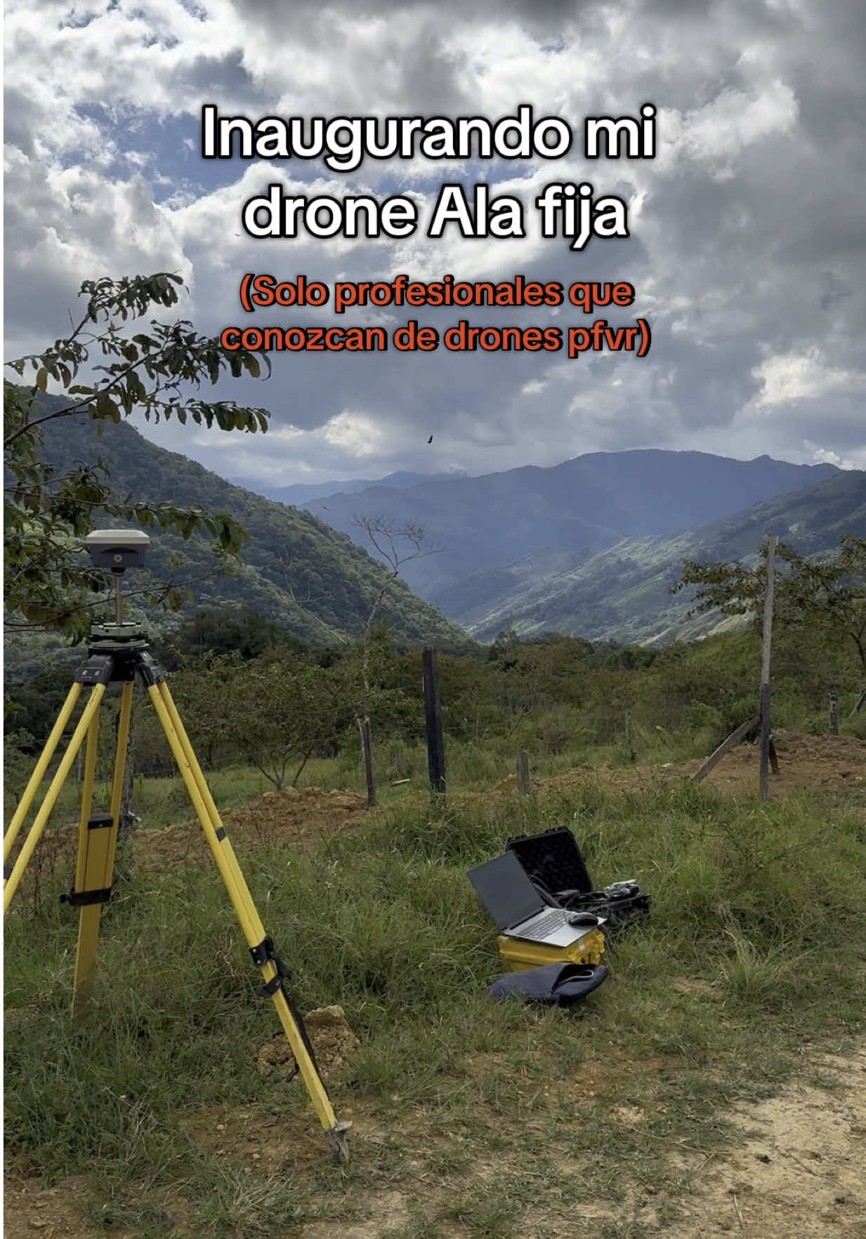 Orgulloso de mi nuevo Drone 💪#ingenieria #topografia #proyecto #alpenberg #pozuzo