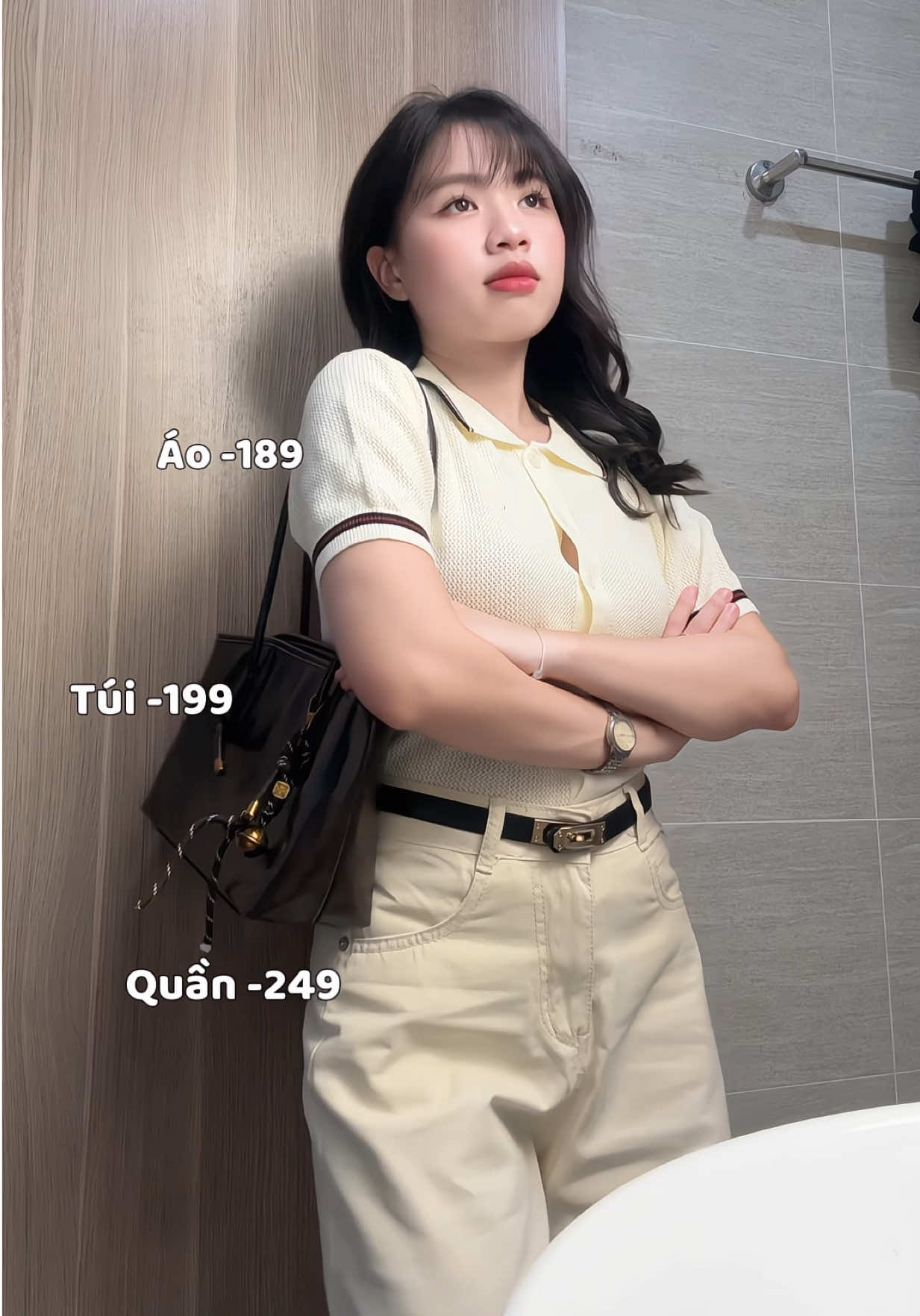 +1 outfit đi làm  #meimytom #aopololen 