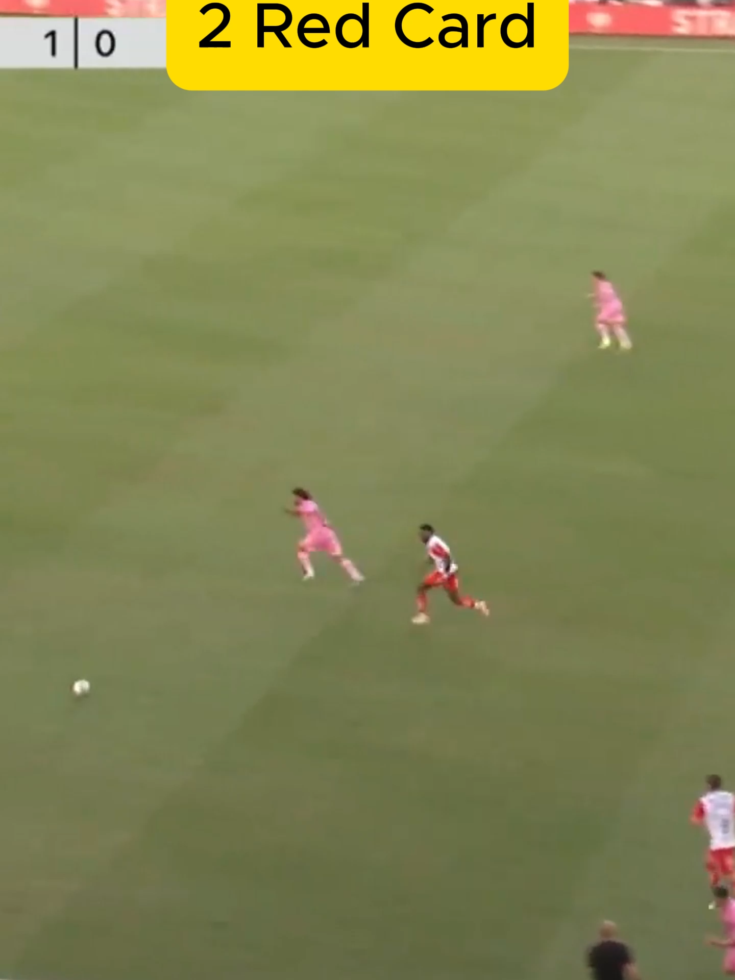 2 Red card #Messi #intermiami #football