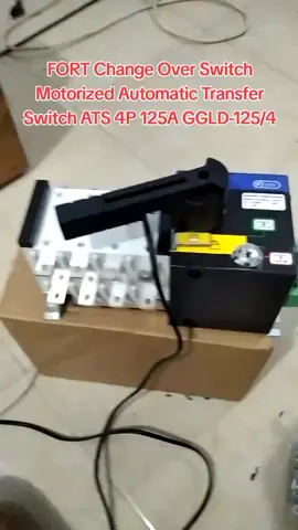 FORT Change Over Switch Motorized Automatic Transfer Switch ATS 4P 125A GGLD-125/4#cos #ats#changeoverswitch#motorizedautomatictransferswitch 