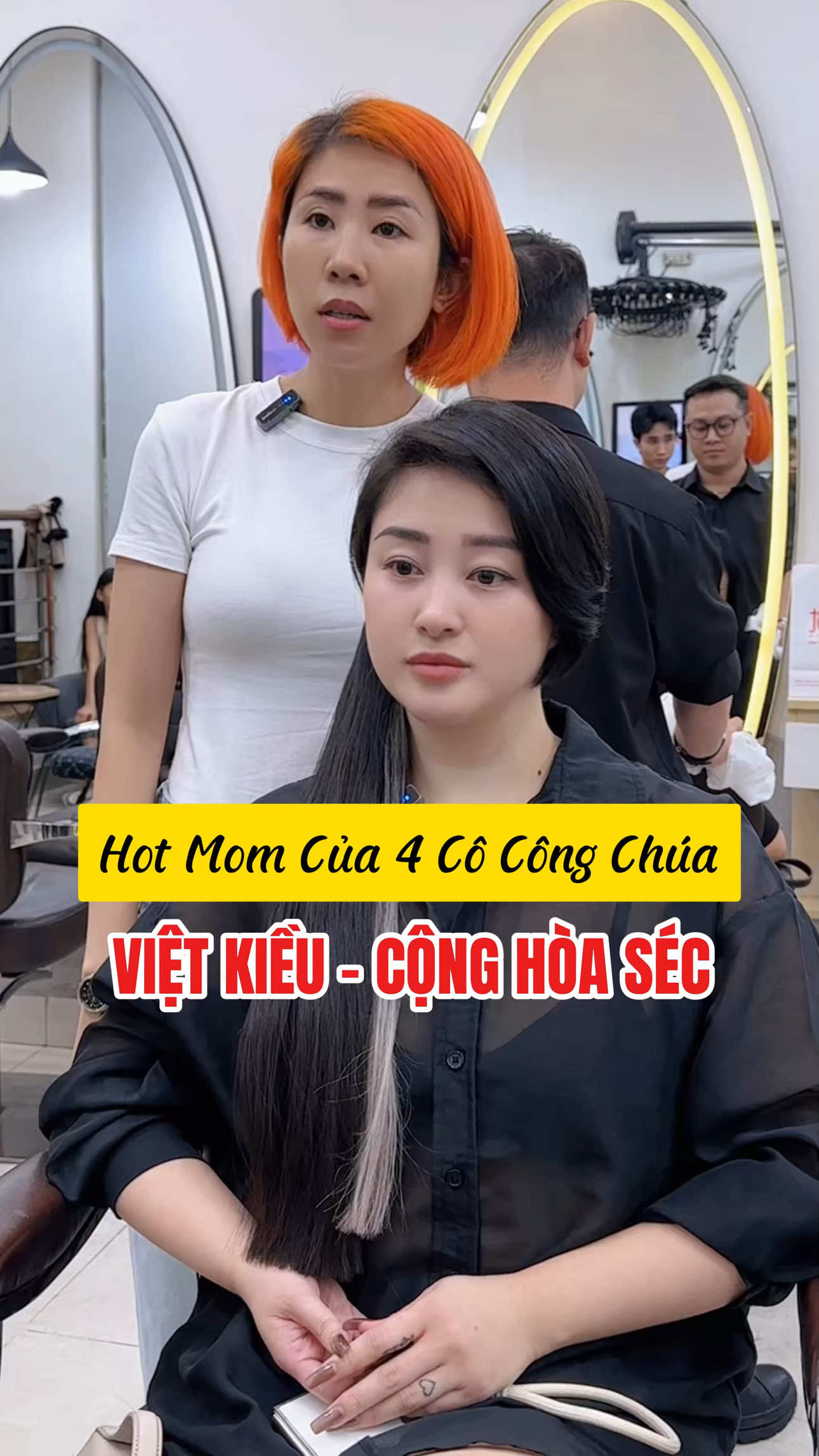 Hot mom của 4 cô Công Chúa - 2 tuổi sang Cộng Hoà Séc sinh sống cùng Bố Mẹ nhưng em ấy nói Tiếng Việt quá giỏi đúng ko mọi người😍#noitocmeot #meothairsalon #vietkieu #hotmom #1993 #xuhuong #viral 