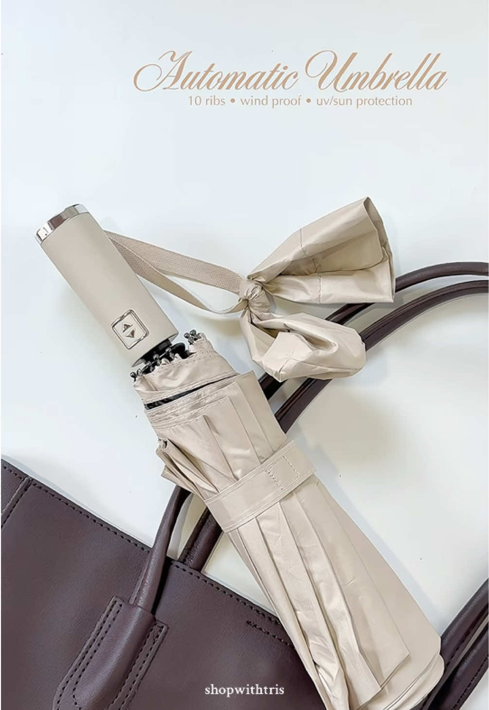 Sino may sabi na payong can’t be aesthetic? 💅 10 ribs, UV block, at automatic pa! #automaticumbrella #aesthetic #fyp #foryou #trendingproducts #tiptok #shoppingtips #tiktokshop #viralproducts #creatorsearchinsights 