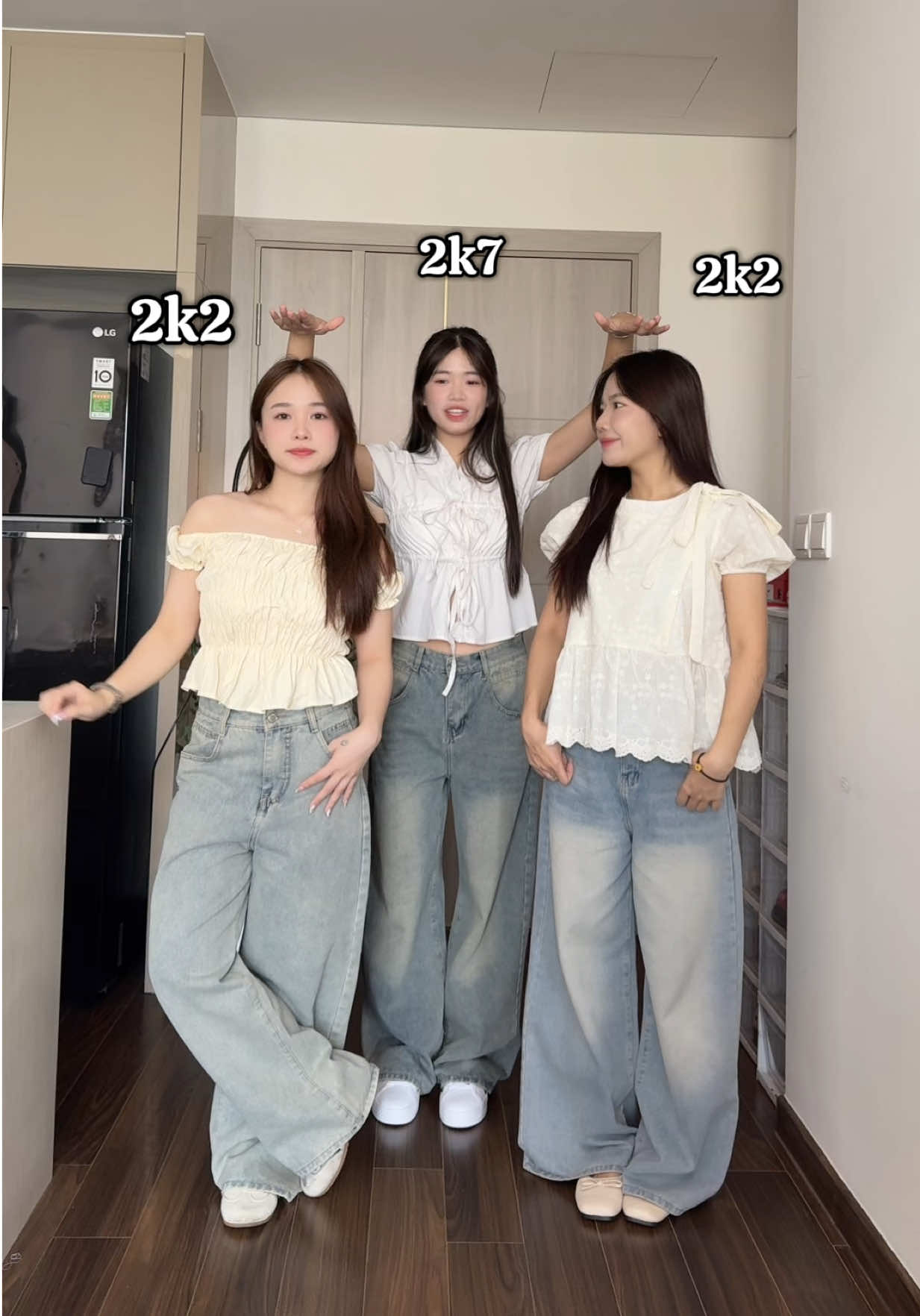 3 form người khác nhau lên đồ kiểu #xuhuong #conghuongtunek #foryou #vulaci 