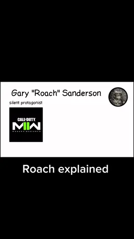 Every COD character explained : part 11 Roach ://: @codghostexplains #callofduty #modernwarfare2 #mw2 #roachcod #codroach 