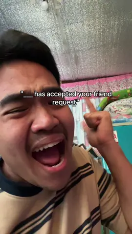iba talaga pag inaccept na ni crush ang friend request mo sa epbi #crush #fyp