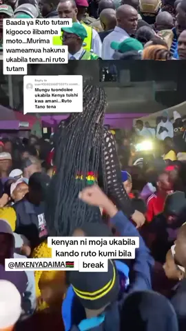 Replying to @user9308208875551@@purry7 Ruto Kumi bila break