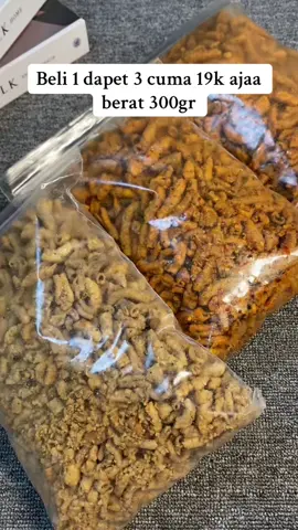 Usus ayam krispy beli 1 dapet 3 cuma 19k ajaa berat 300gr #ususkrispy #ususayamkrispy 