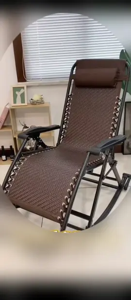 Ghế bập bênh, Ghế Xếp, Ghế ngủ trưa, Có thể gấp lại Có thể ngồi hoặc nằm Có thể sửdụng ở nhà và trên ban công#ghexepthugian 