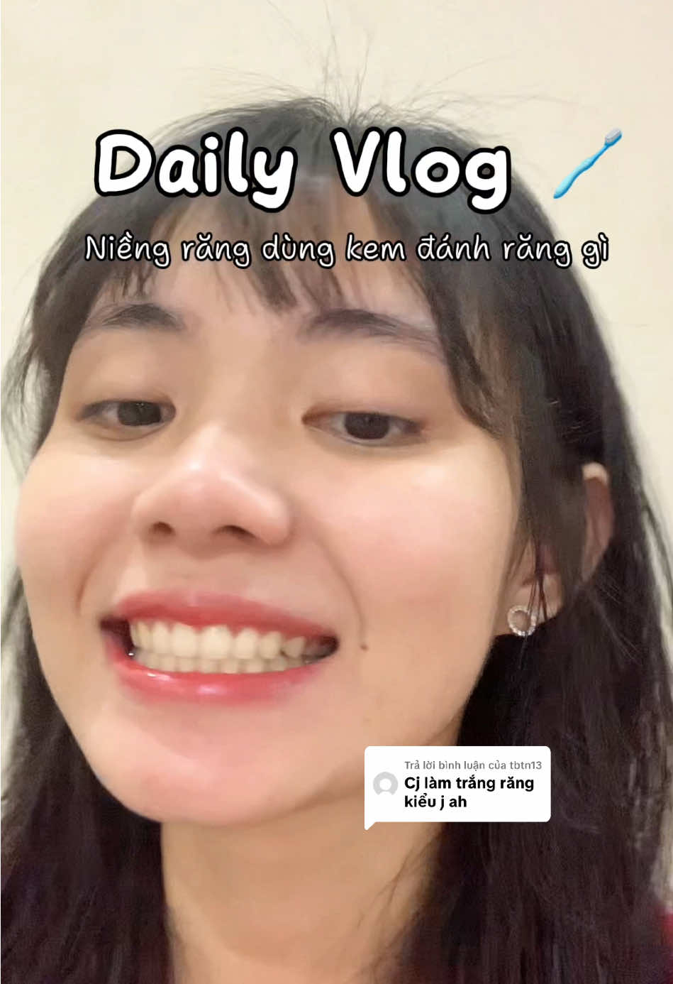 Trả lời @tbtn13  Câu trả lời cho việc làm thế nào để giữ được răng tr ắng đây ạ #niengrang #soibinhtinh #Vlog #dailyvlog #niengrangmaccai #minivlog 