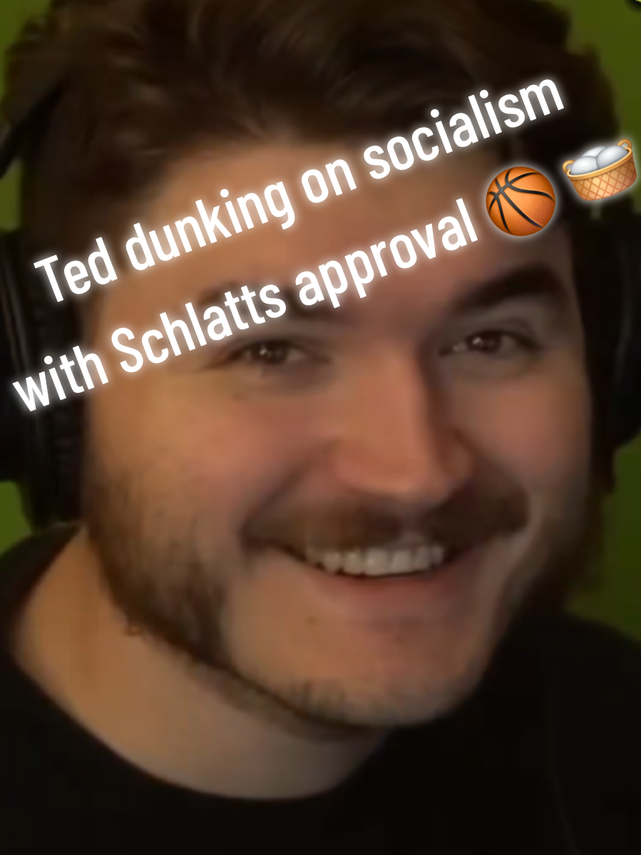 Quick edit for tiktok, made me giggle and adding schlatts greenscreen thing was a good fit i think. #hasanabi #hasanpiker #tednivison #schlatt #jschlatt #socialism #basketball 