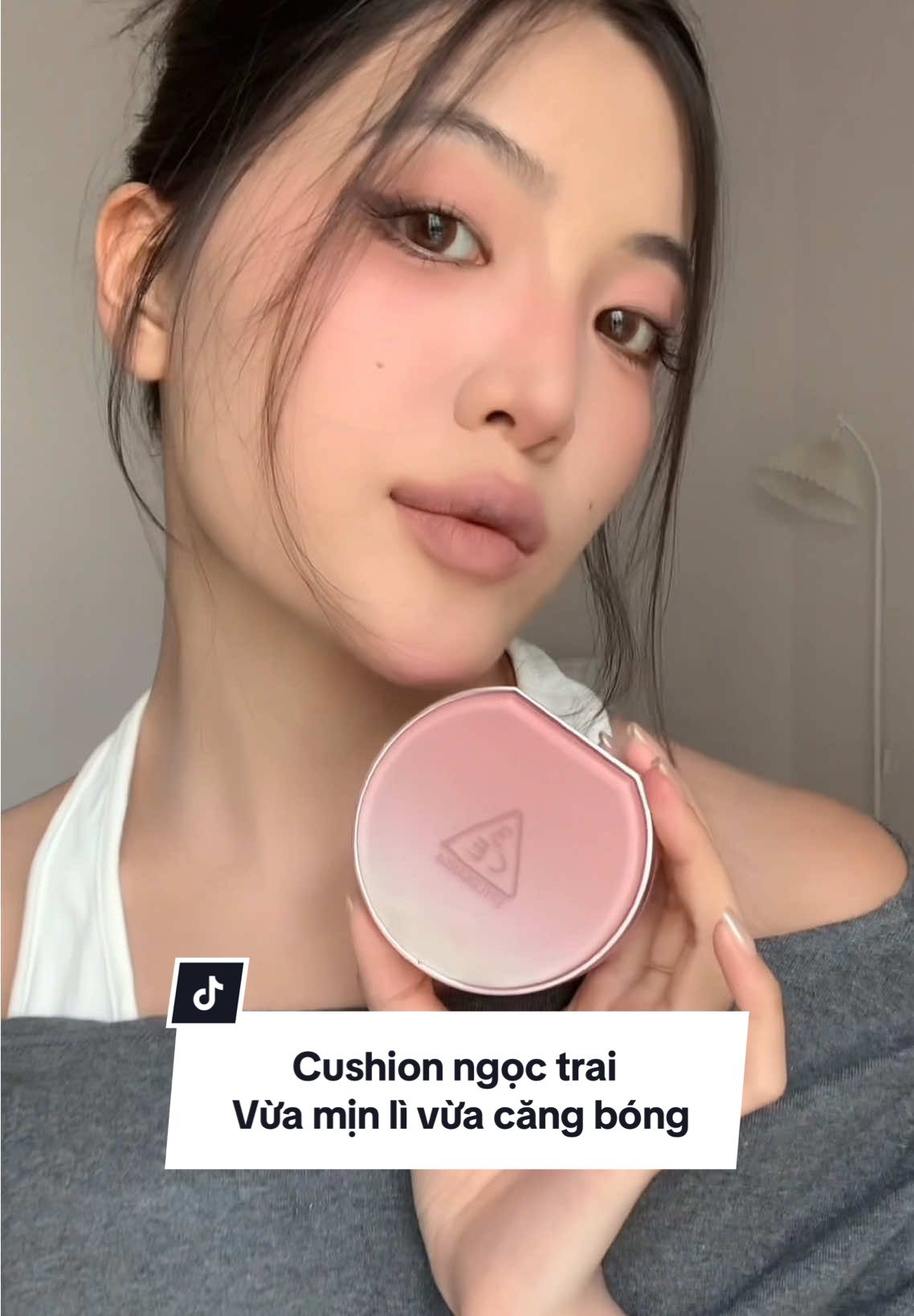 Cushion ngọc trai bán lì, vừa mịn lì vừa bắt sáng căng bóng ?? #thuchienne #3CEVN #3andChịEm #3CEPartner #cushion 