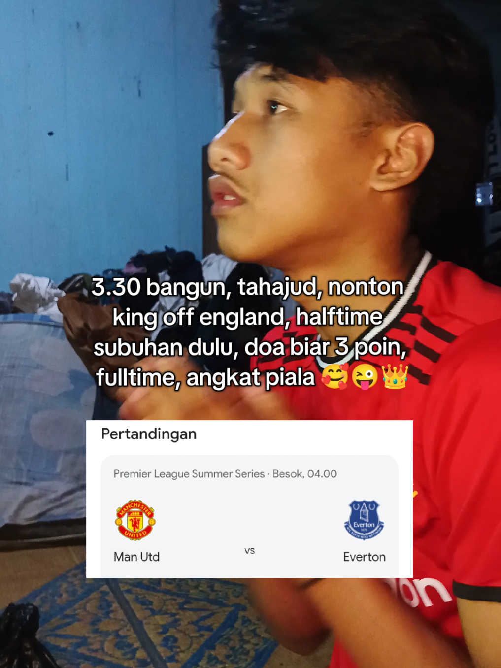 Agenda Senin pagi 😜👑 #manchesterunited #kingemyu 