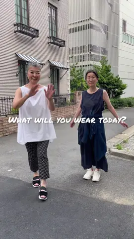 今日は生徒さんと〜🧑‍🎓 シンプルコーデ❣️ 毎日暑いですが皆さん水分補給忘れずに〜💦 #outfit #fashion #styleblog #70代ファッション #70代の暮らし #いつまでも美しく