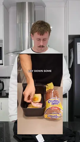 Air Fryer Bacon & Eggs Does it SMASH? Recipe: 1 slice country split white bread 1 egg 30g streaky bacon Calories & Macros 13g P | 17g C | 9g F 201 kcal Original Creator @Road To Aesthetics 