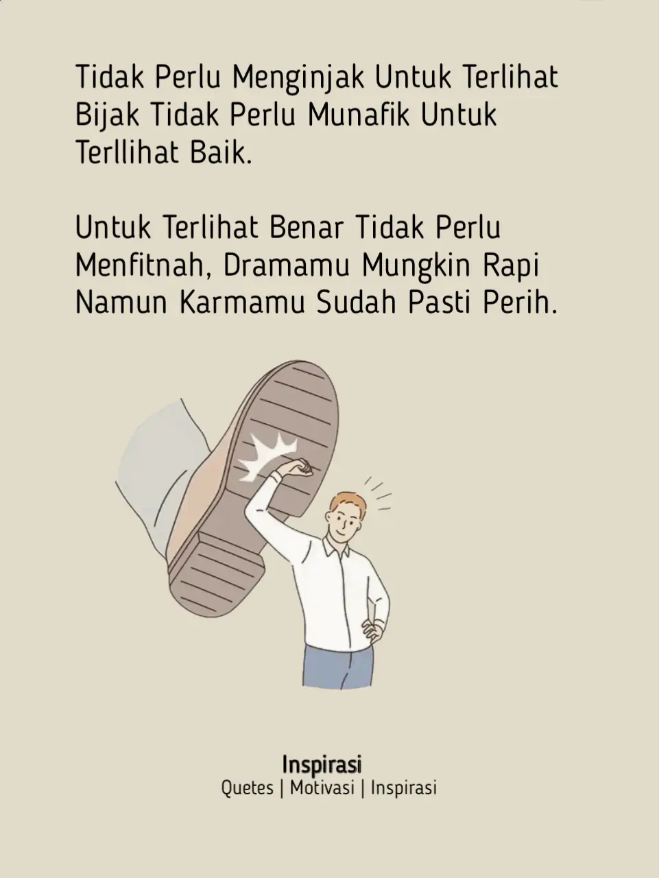 meskipun datangnya telat, sudah pasti tepat sasaran (Karma). . . . #story #motivasi #inspirasi #quotes #hijrah #pyf 