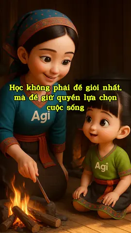 Dạy con - Học Không Phải Để Giỏi Nhất, Mà Để Có Quyền Lựa chọn Cuộc Sống  