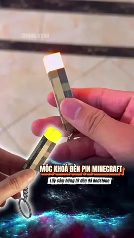 móc khoá đèn pin redstone minecraft #meotrend #mockhoa #Minecraft #denpinminecraft #GamingOnTikTok 