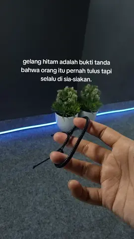 gelang tali hitam #gelang #gelangtali #4u 