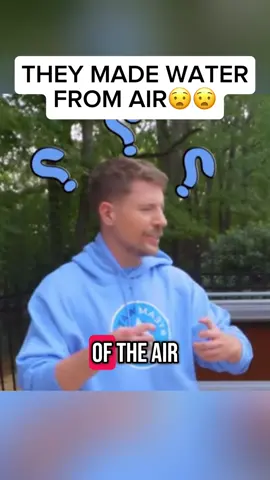 Air to water machine #mrbeast #teamwater #markrober 